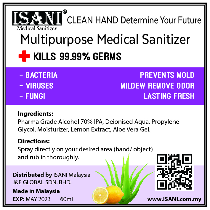 ISANI Multipurpose Medical Sanitizer