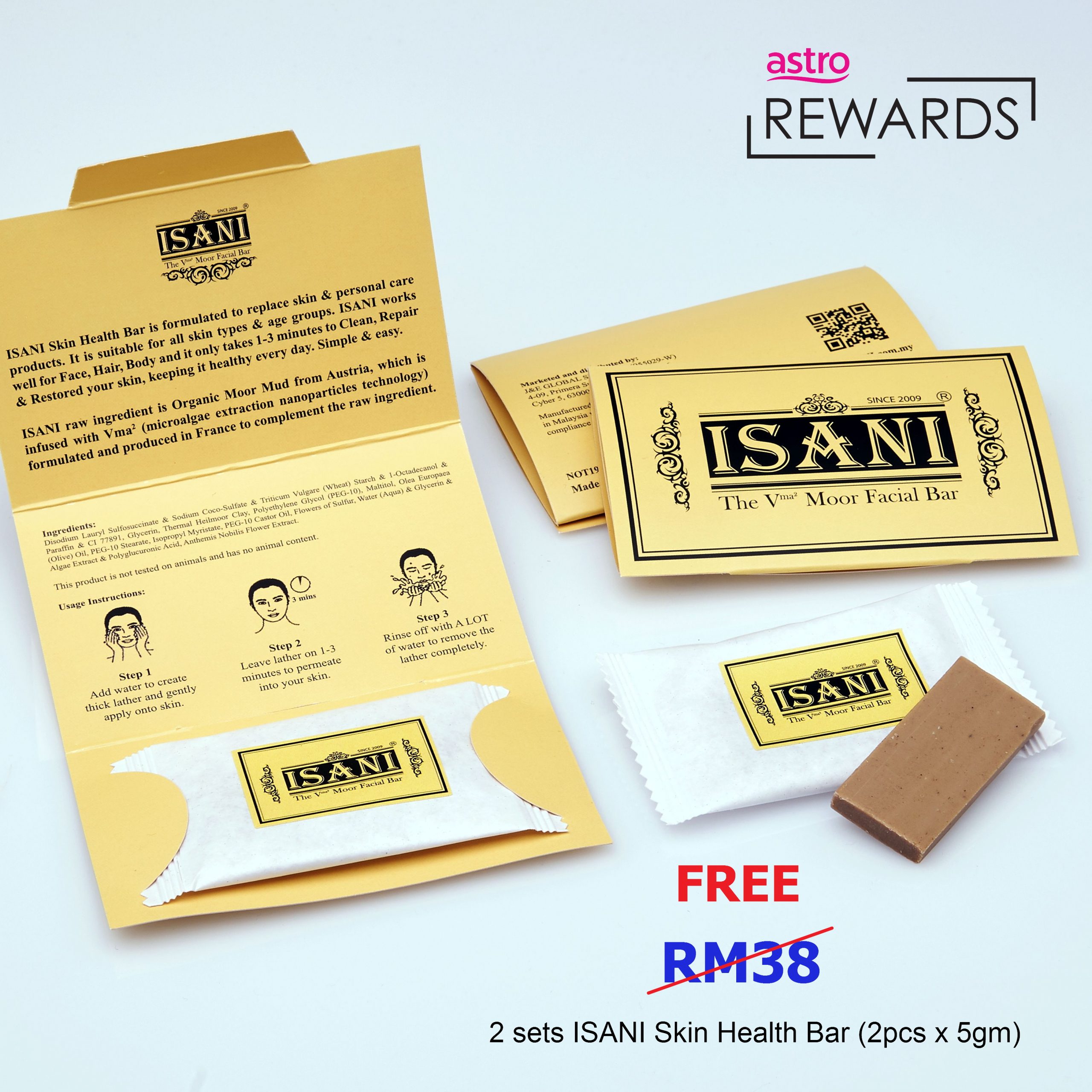 Free 2 sets ISANI exclusive for Astro customers