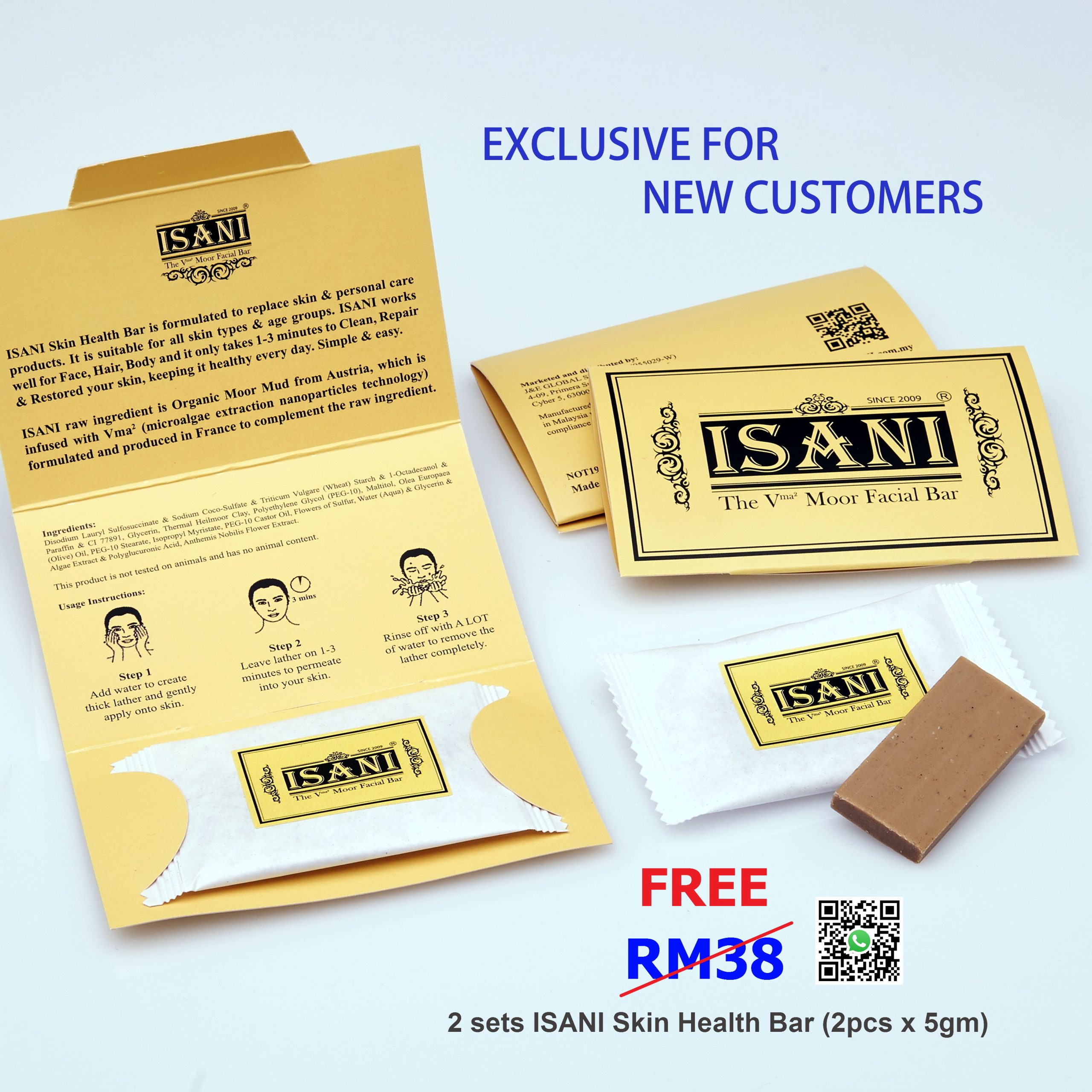 Free 2 sets ISANI exclusive for New Customer- WS